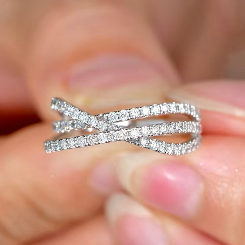 BNIB - Silver Multi Row Ring. - Picture 3 of 8